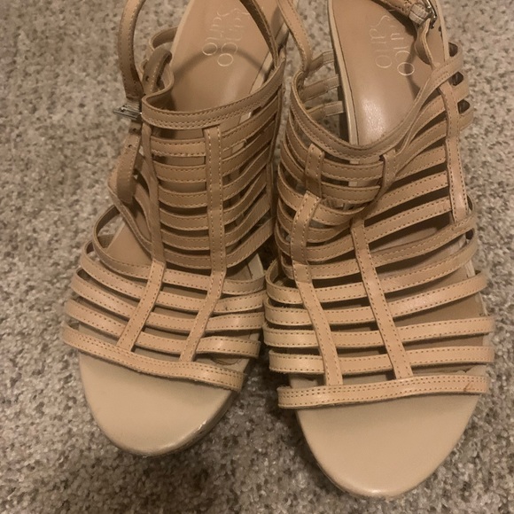 Franko Sarto tan wedges - Picture 4 of 5